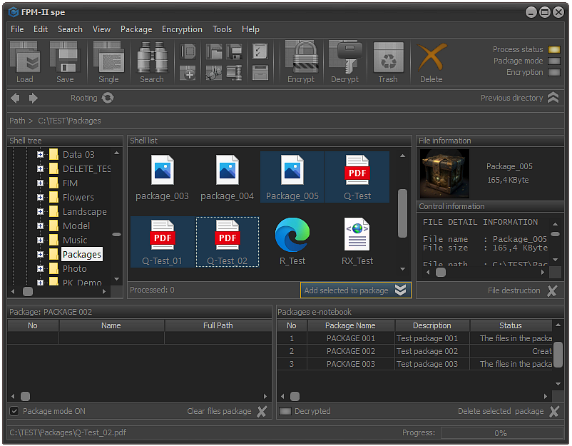 FPS - Encryption settings