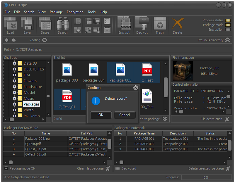 FPS - Encryption settings