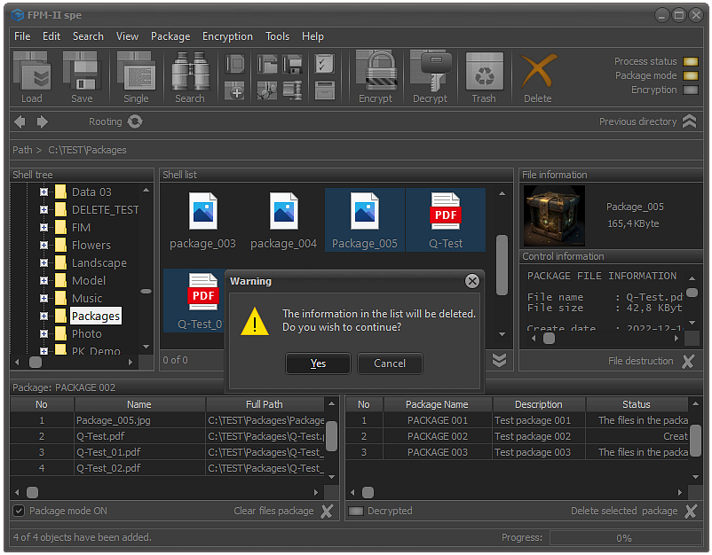 FPS - Encryption settings