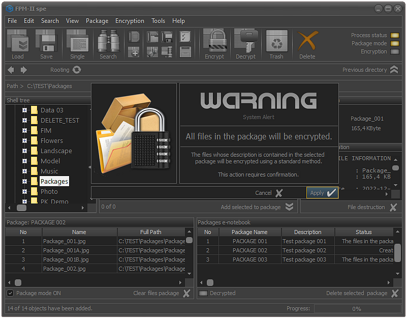 FPS - Encryption settings