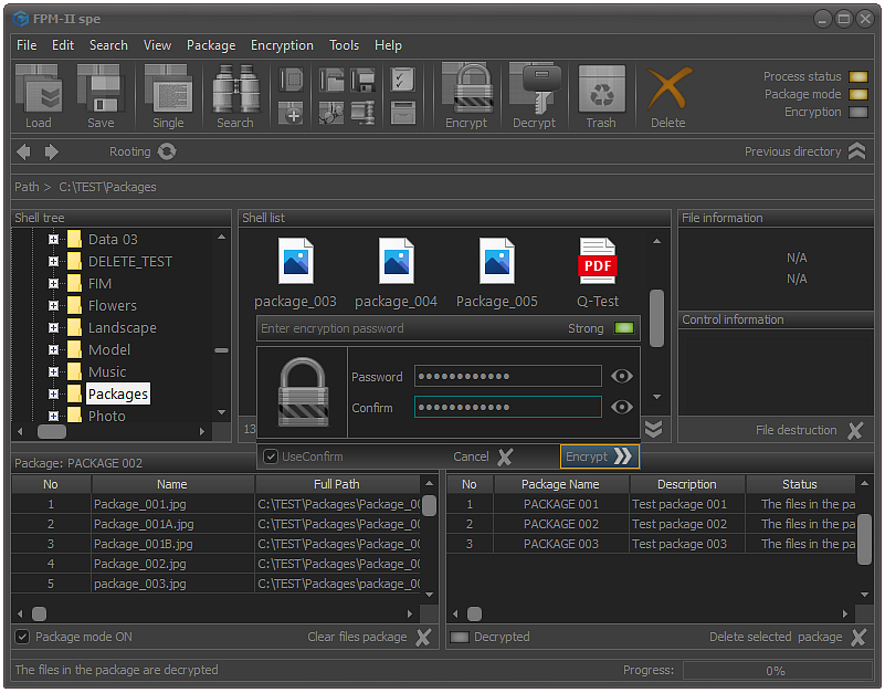 FPS - Encryption settings