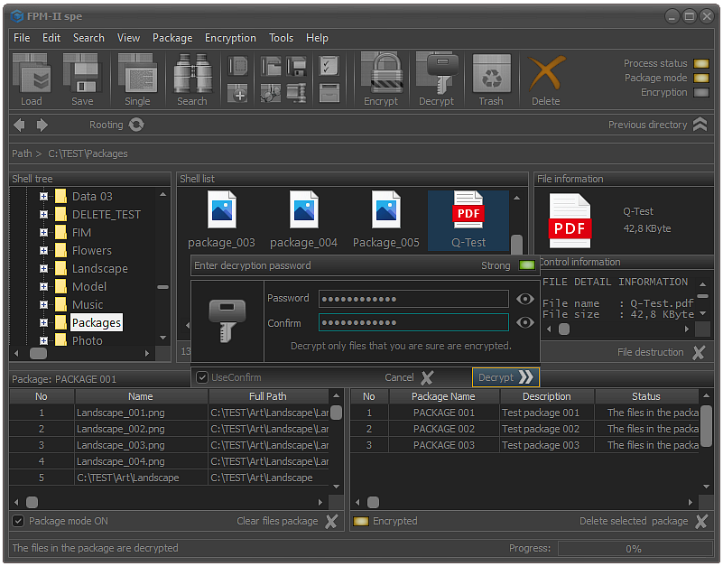 FPS - Encryption settings