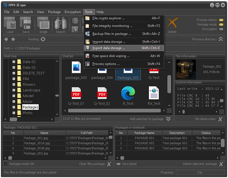 FPS - Encryption settings