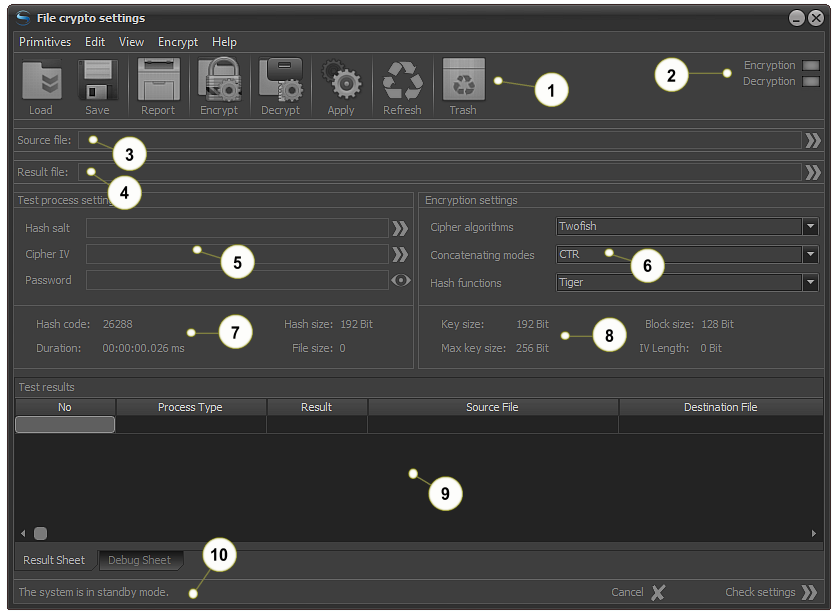 FPS - Encryption settings